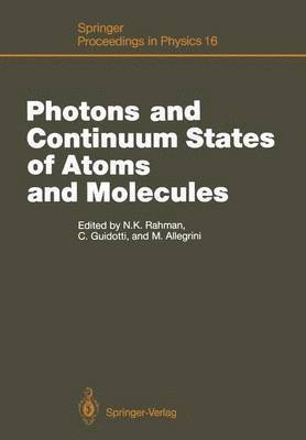 Photons and Continuum States of Atoms and Molecules 1