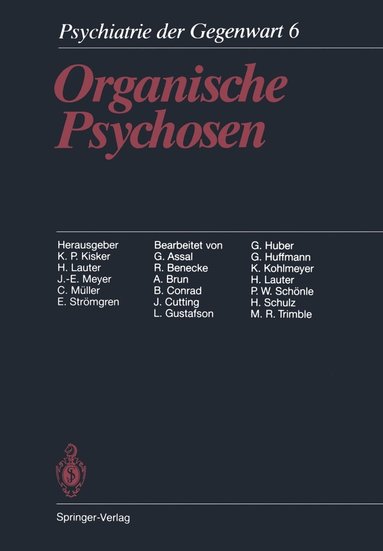 bokomslag Organische Psychosen