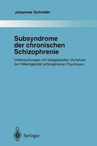 bokomslag Subsyndrome der chronischen Schizophrenie