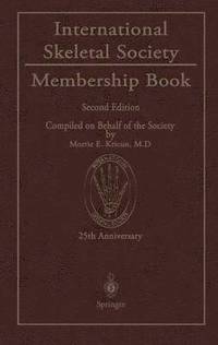 bokomslag International Skeletal Society Membership Book