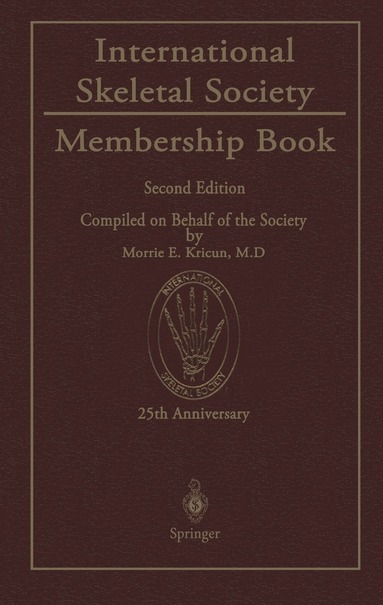 bokomslag International Skeletal Society Membership Book