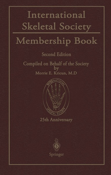 bokomslag International Skeletal Society Membership Book