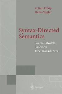 bokomslag Syntax-Directed Semantics