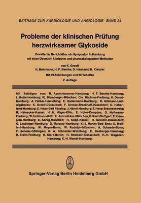 bokomslag Probleme der Klinischen Prfung Herzwirksamer Glykoside