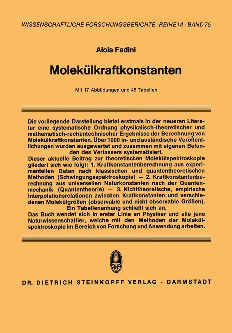 Moleklkraftkonstanten 1