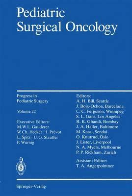 Pediatric Surgical Oncology 1