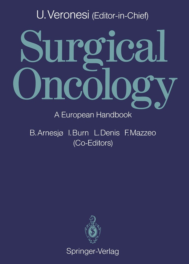 Surgical Oncology, Häftad