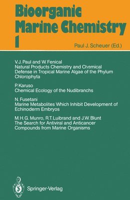 Bioorganic Marine Chemistry 1