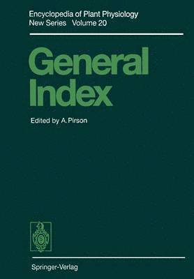 Andre Pirson, Andre Pirson - General Index, Häftad
