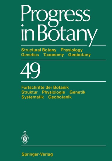 H.-Dietmar Behnke, Karl Esser, Klaus Kubitzki, Michael Runge, Hubert Ziegler - Progress in Botany, Häftad