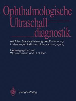 bokomslag Ophthalmologische Ultraschalldiagnostik