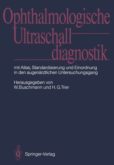 bokomslag Ophthalmologische Ultraschalldiagnostik