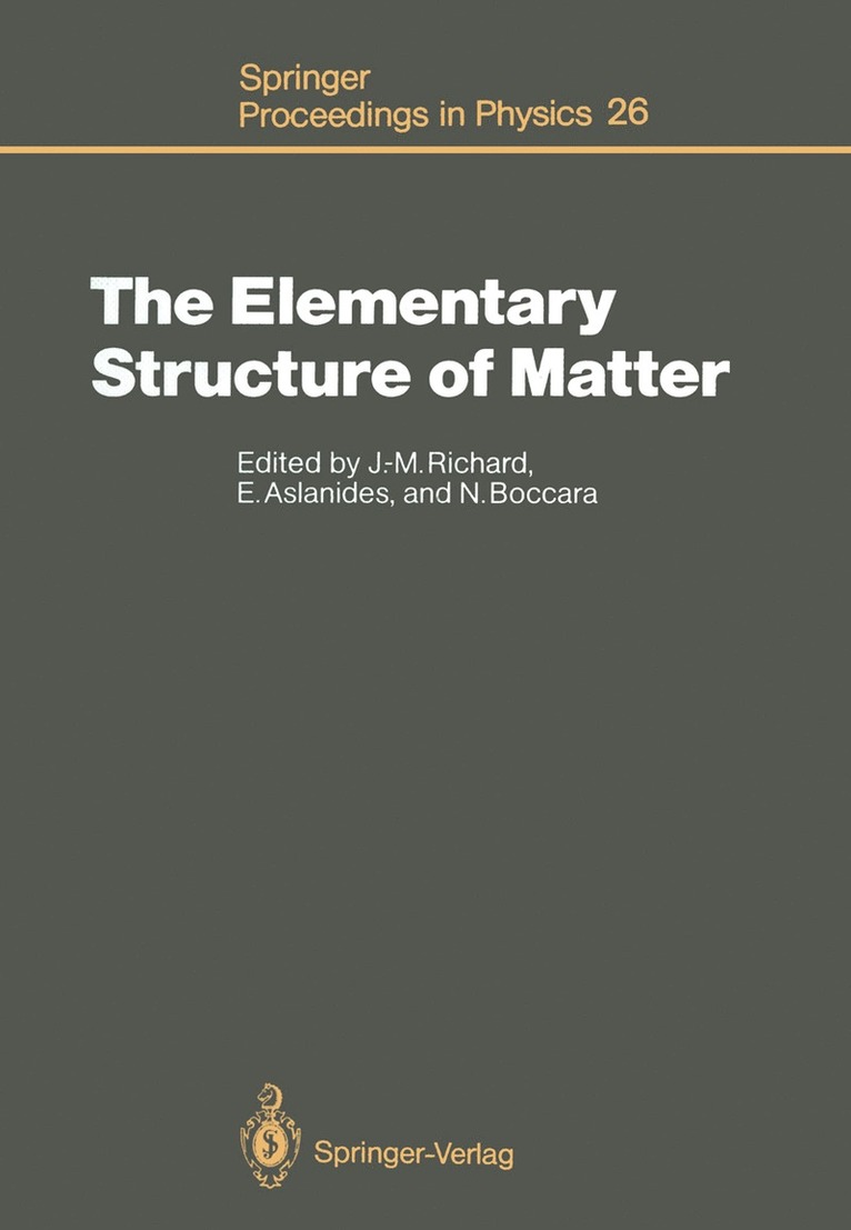 Elementary Structure of Matter