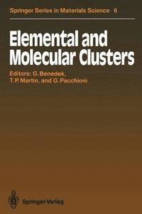 bokomslag Elemental and Molecular Clusters