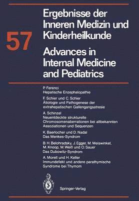 Ergebnisse der Inneren Medizin und Kinderheilkunde/Advances in Internal Medicine and Pediatrics 1