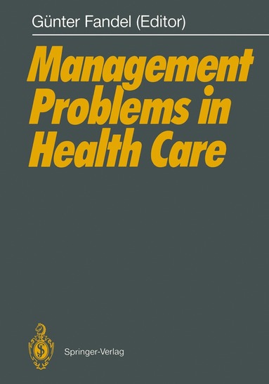 bokomslag Management Problems in Health Care