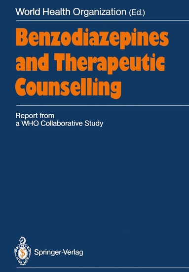 World Health Organization - Benzodiazepines and Therapeutic Counselling, Häftad