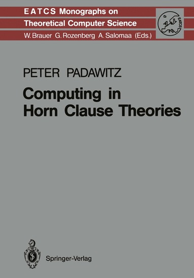 bokomslag Computing in Horn Clause Theories