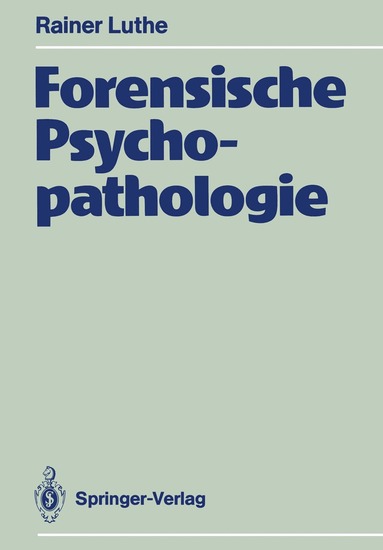 bokomslag Forensische Psychopathologie