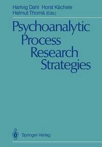 bokomslag Psychoanalytic Process Research Strategies