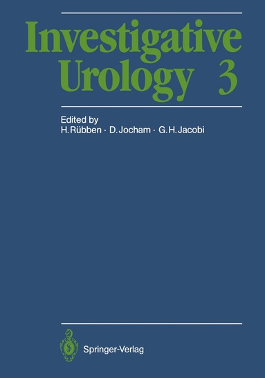 Herbert Rübben, D. Jocham, Günther H. Jacobi - Investigative Urology 3, Häftad
