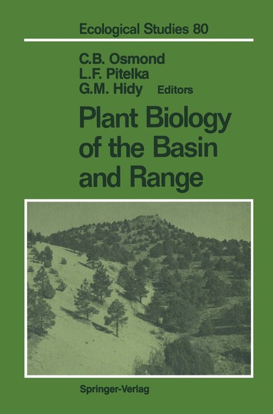 bokomslag Plant Biology of the Basin and Range