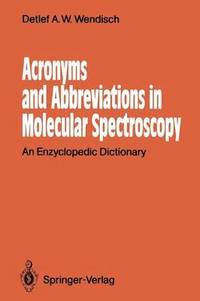 bokomslag Acronyms and Abbreviations in Molecular Spectroscopy