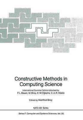Constructive Methods in Computing Science 1