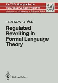 bokomslag Regulated Rewriting in Formal Language Theory