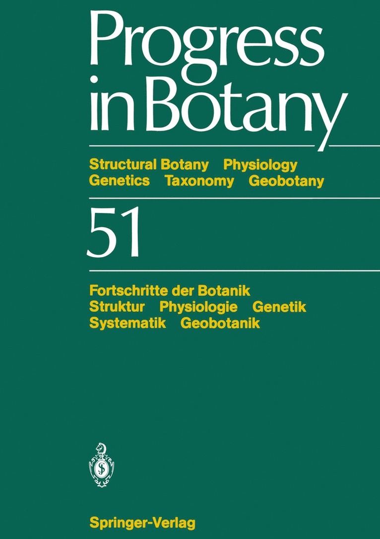 Progress in Botany 1