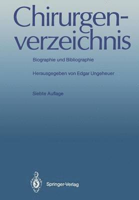 Chirurgenverzeichnis 1