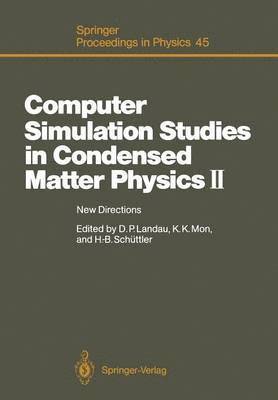 bokomslag Computer Simulation Studies in Condensed Matter Physics II