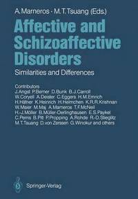 bokomslag Affective and Schizoaffective Disorders