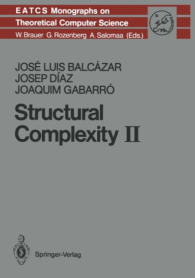 bokomslag Structural Complexity II