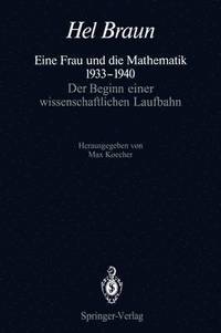 bokomslag Eine Frau und die Mathematik 19331940