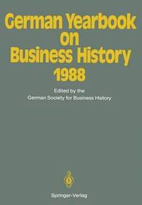 bokomslag German Yearbook on Business History 1988