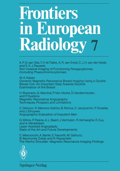 bokomslag Frontiers in European Radiology