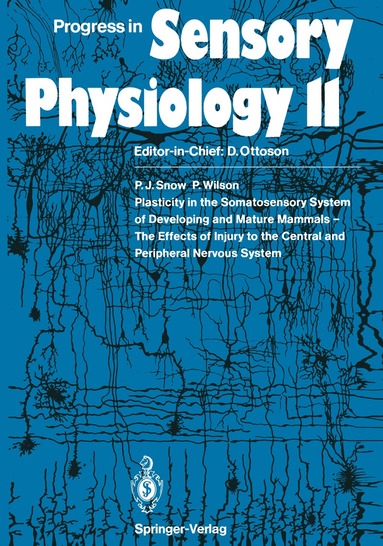 bokomslag Plasticity in the Somatosensory System of Developing and Mature Mammals - The Effects of Injury to the Central and Peripheral Nervous System