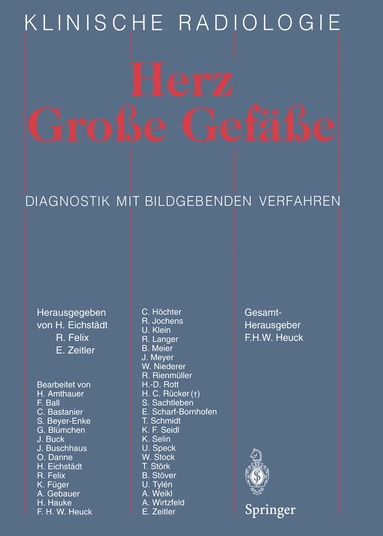 H. Eichstädt, R. Felix, E. Zeitler - Herz Grosse Gefässe, Häftad