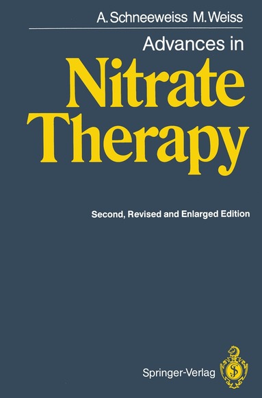 Adam Schneeweiss, Marija Weiss, Adam Schneeweiss, Marija Weiss - Advances in Nitrate Therapy, Häftad