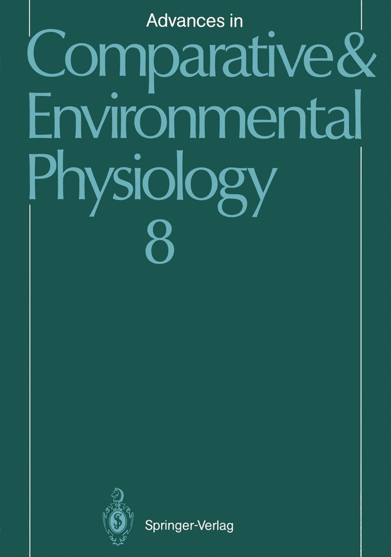 J. Springer - Advances in Comparative and Environmental Physiology, Häftad