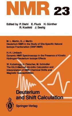 Deuterium and Shift Calculation 1