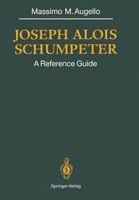 bokomslag Joseph Alois SCHUMPETER
