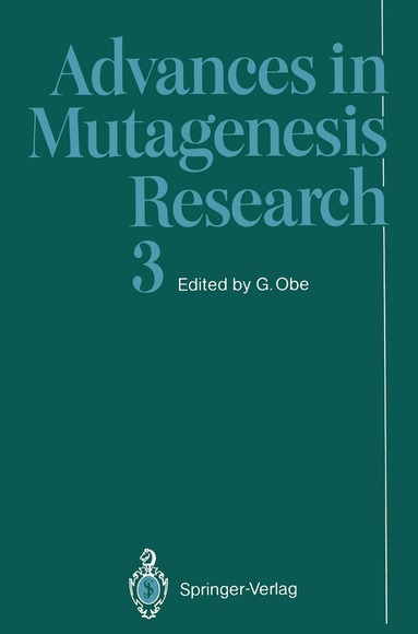 Günter Obe - Advances in Mutagenesis Research, Häftad