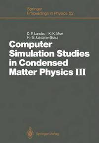 bokomslag Computer Simulation Studies in Condensed Matter Physics III