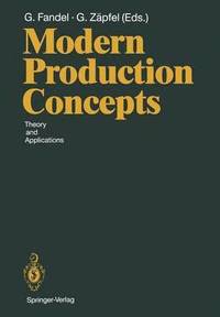 bokomslag Modern Production Concepts