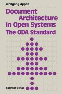bokomslag Document Architecture in Open Systems: The ODA Standard