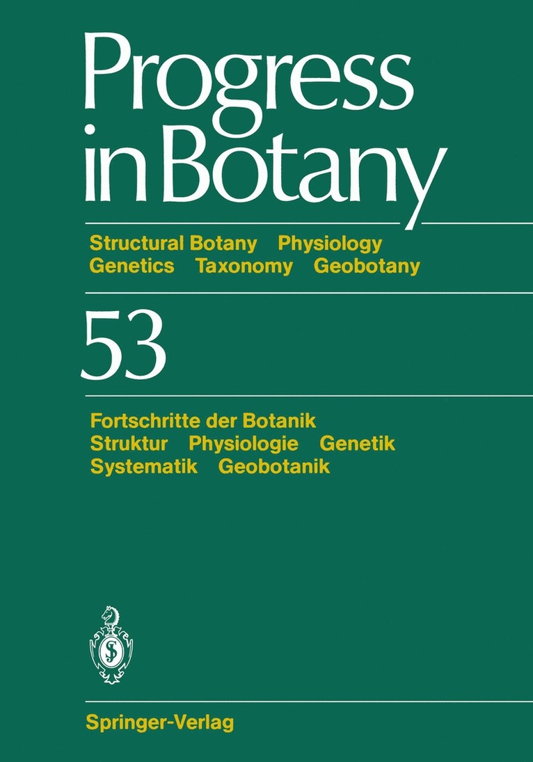 Karl Esser - Progress in Botany, Häftad