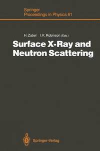 bokomslag Surface X-Ray and Neutron Scattering
