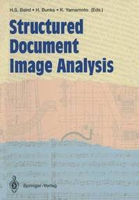 bokomslag Structured Document Image Analysis